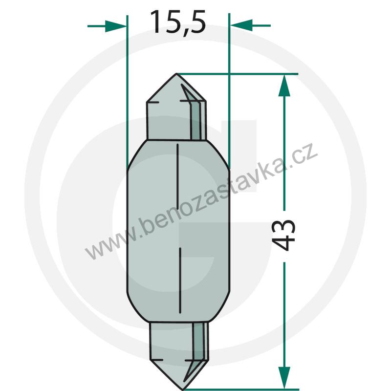 GRANIT Sufitová Žárovka 12V/18W