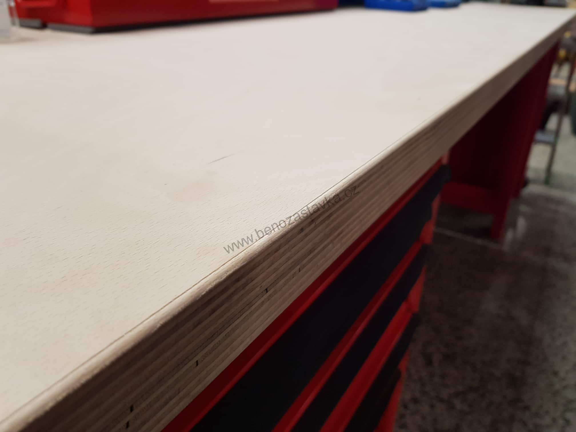 Dílenský stůl 569 x 421 mm s dřevěnou deskou - FACOM