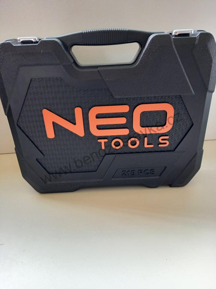Sada Gola 1/4"-3/8"-1/2" 219 kusů - NEO TOOLS