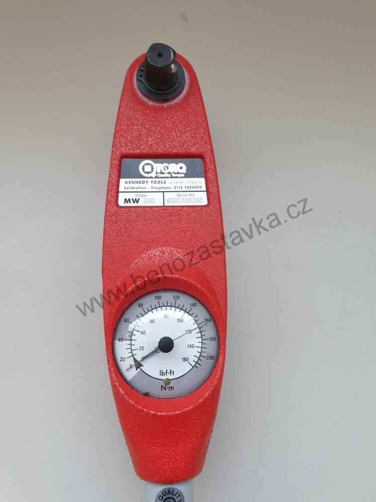 Momentový klíč s ukazatelem MW200 1/2" 20-215Nm