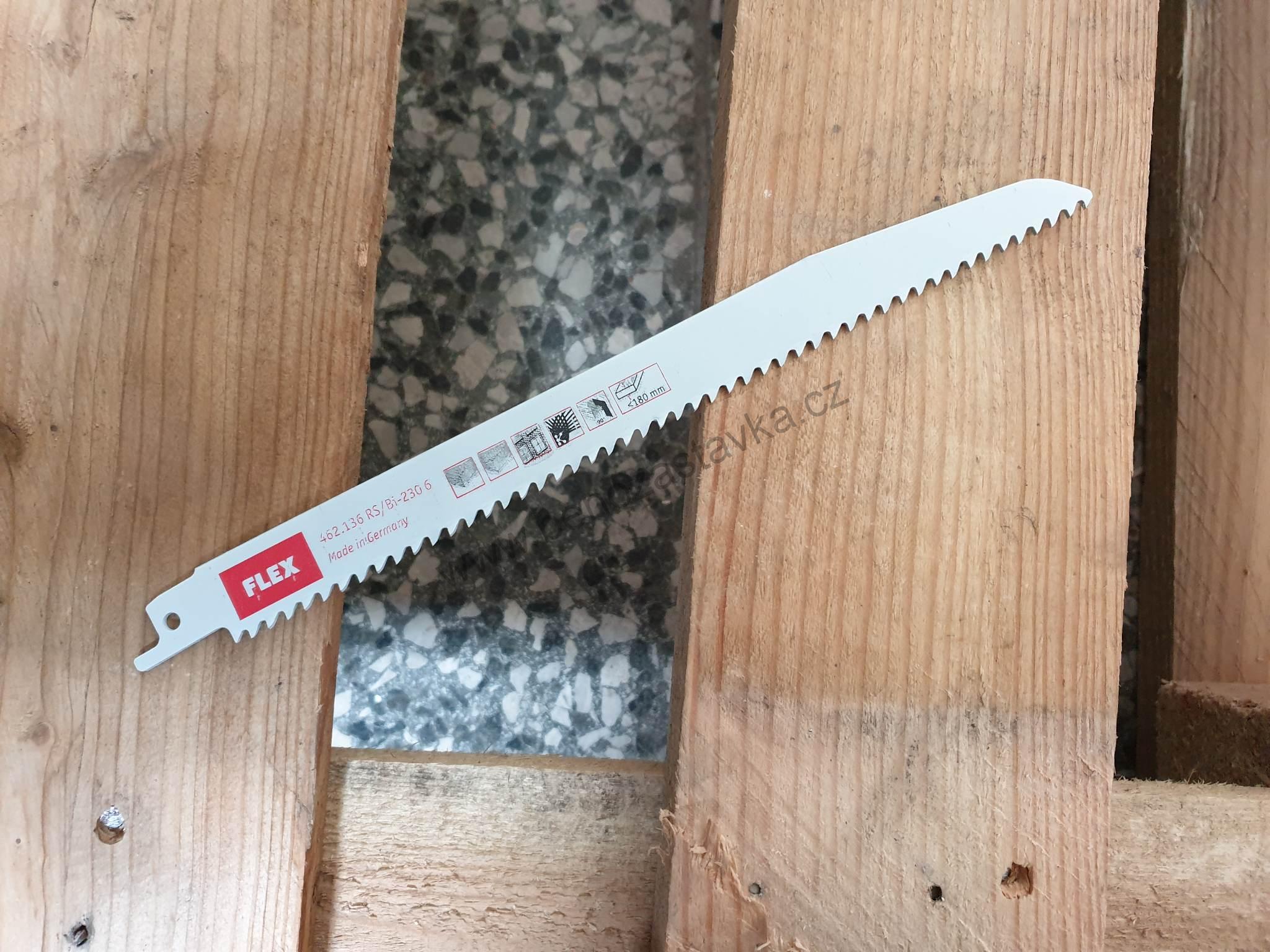 Plátek pro šavlové pily /DŘEVO/ RS/Bi-230 6 VE5 - FLEX