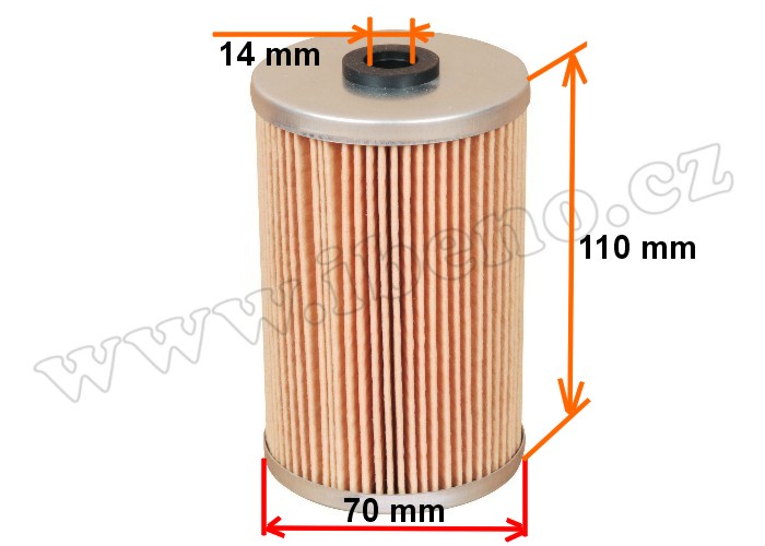 Filtr olejový ŠKODA 1000 MB, 1100 MB, 1203, 100, 110, 110 R, 110 LS, 150, 120