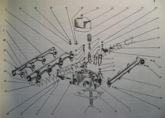 Pružina ventilu vnější (58/30/3) - Zetor