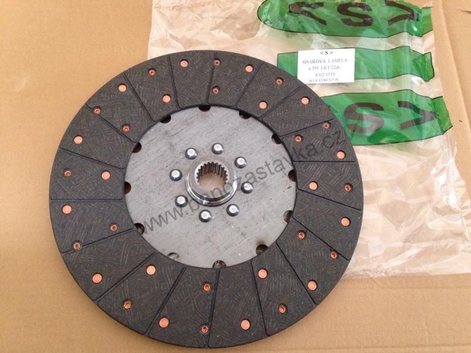 Lamela pr. 350 - 22 drážek - Zetor URII