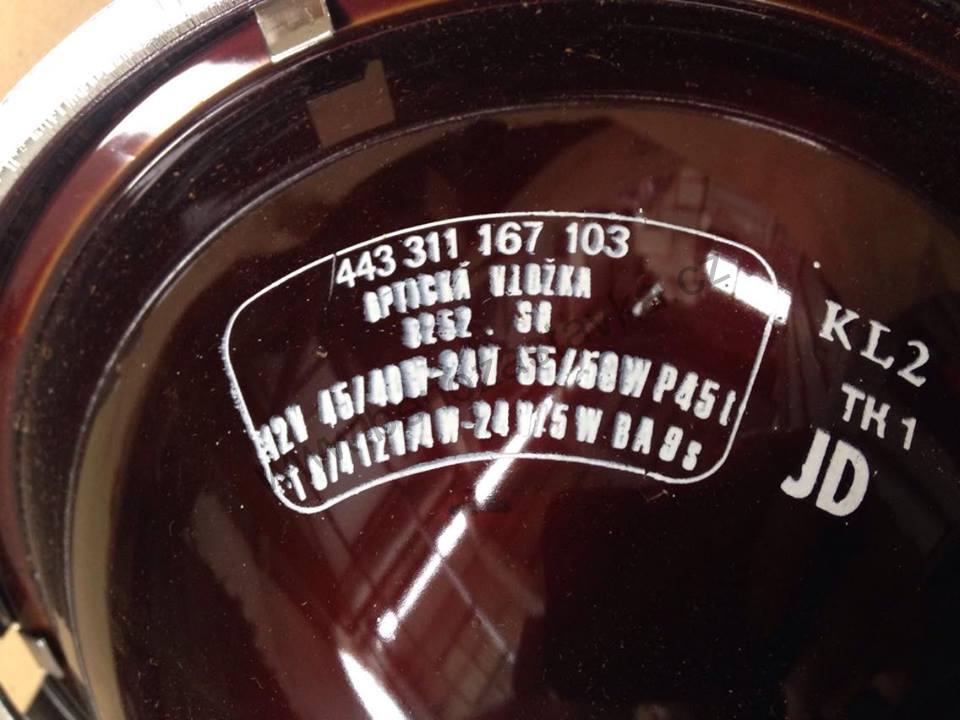 Parabola asymetrická  - Škoda 1203, Velorex