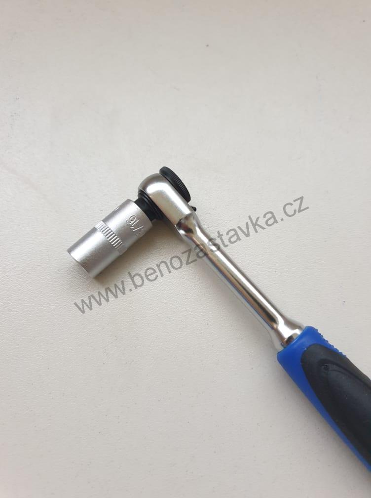 Ráčna ergonomická s otočným kolečkem 1/4" 72 zubů - CONDOR