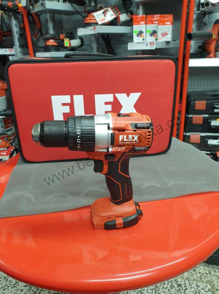 SADA - Aku-vrtačka + Stupňovité vrtáky - FLEX 