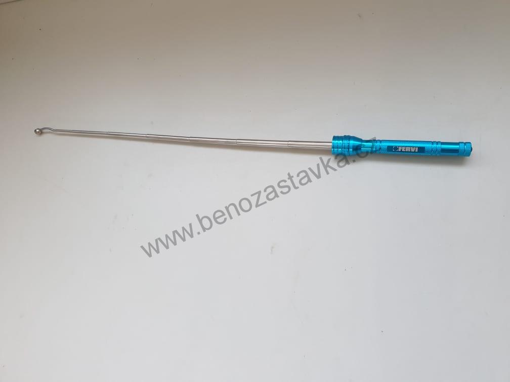 Hliníková svítilna s teleskopickým magnetem 710mm FERVI