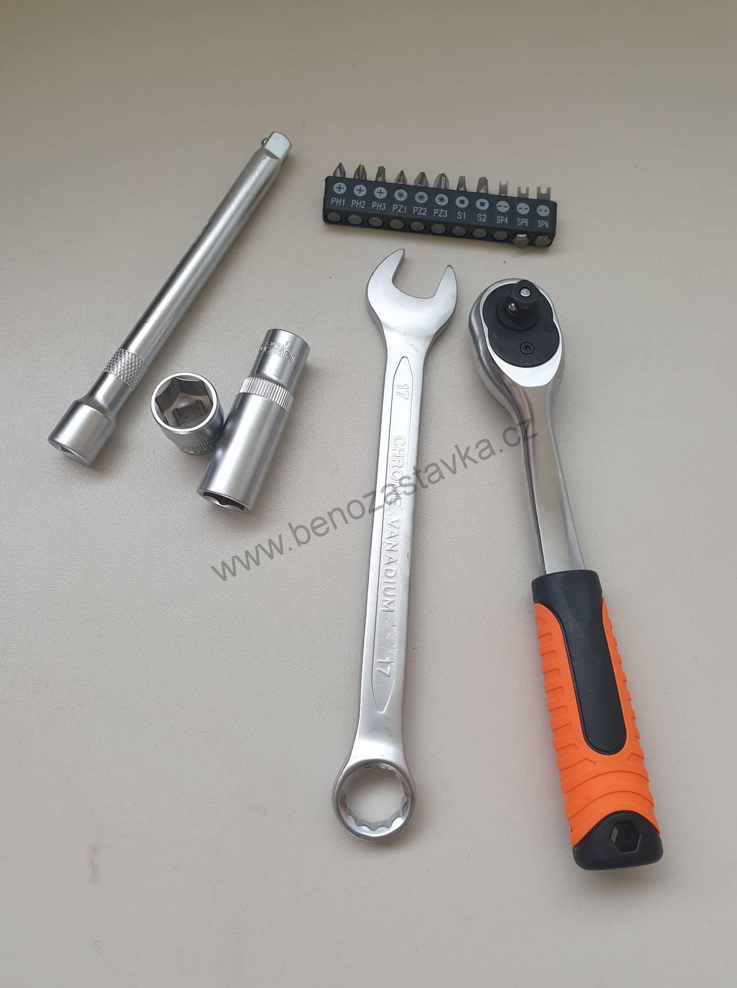 Sada Gola 1/2"-1/4"-3/8" 216ks NEO TOOLS