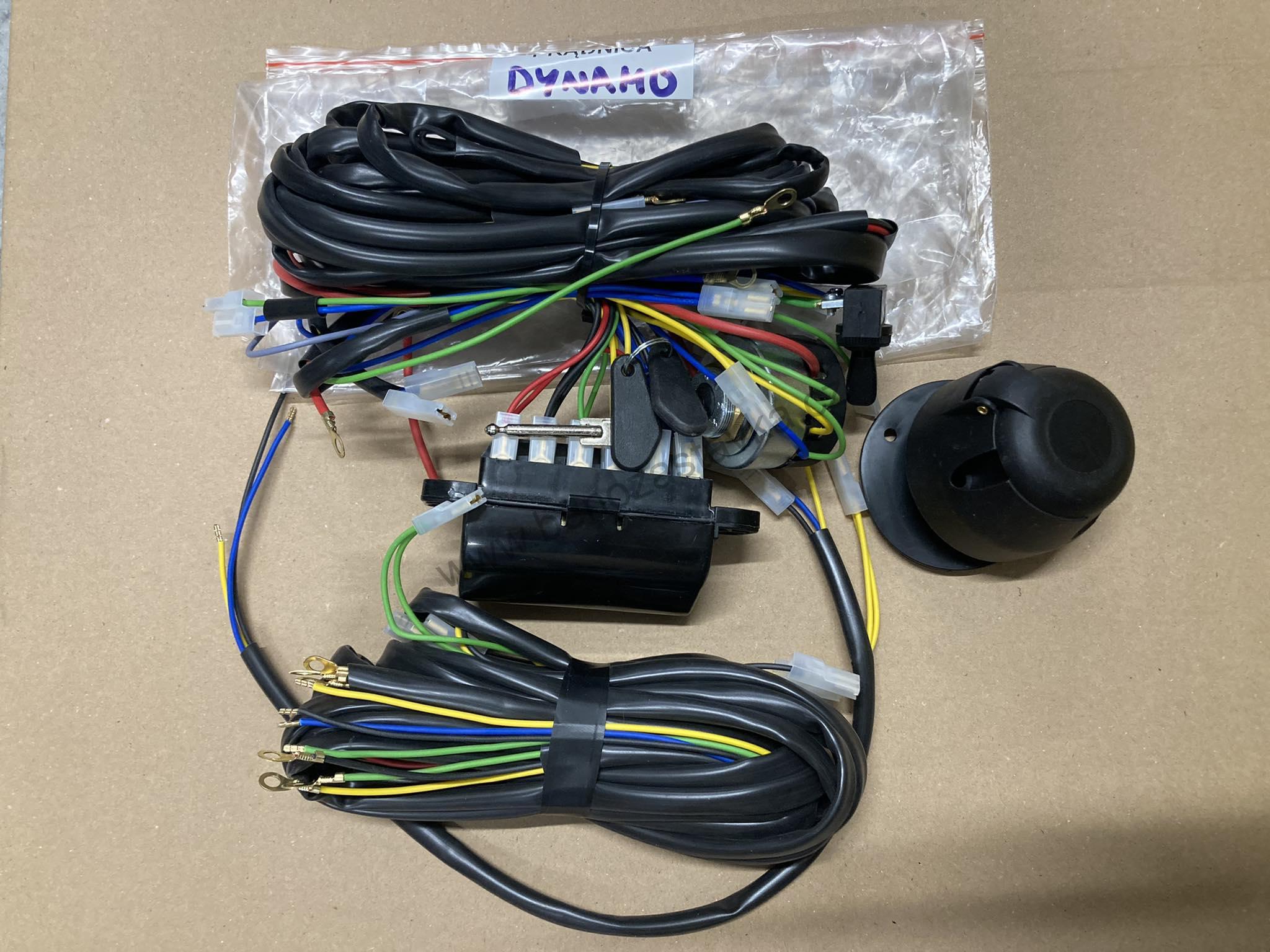 Univerzální kabeláž Zetor 3011 až 6945 - verze dynamo