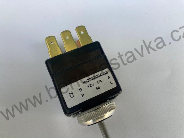 Dlouhý pákový přepínač směrových světel - Zetor