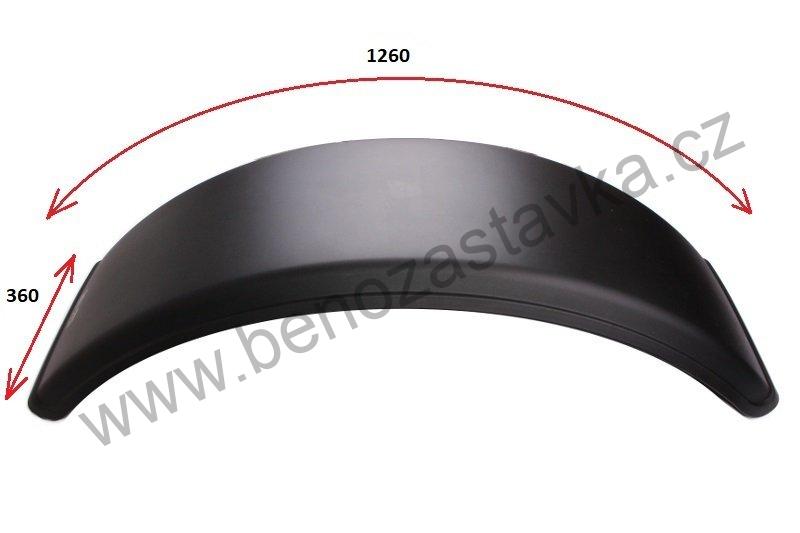 Přední blatník plast 360x1260mm - Zetor URIII