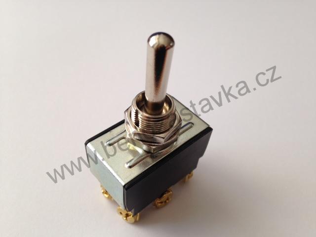 Kovový páčkový přepínač - Zetor