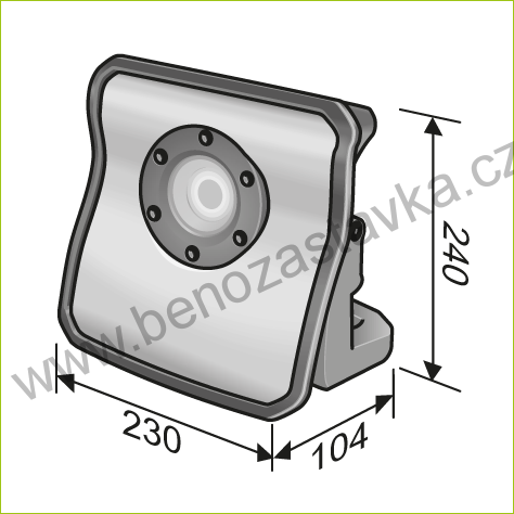 DWL 2500 10.8/18.0 LED aku-plněspektrální svítilna 10,8 /18,0 V