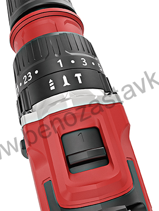 2-rychlostní aku-vrtačka s příklepem PD 2G 10.8-EC včetně 3 nástavců - FLEX