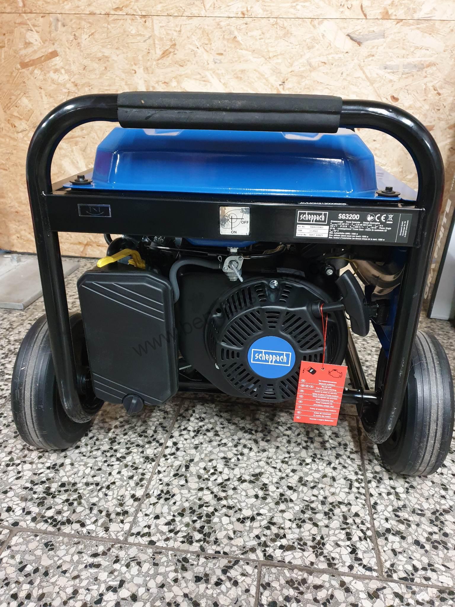 Elektrocentrála rámová SG 3200 2800W s regulací AVR