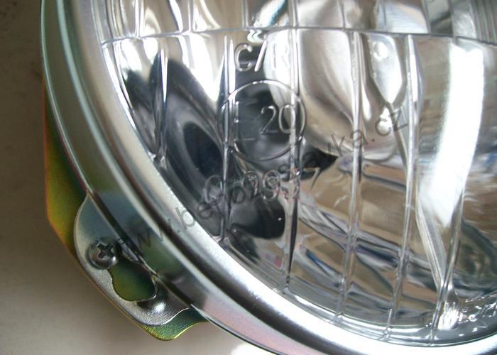 Světlomet pravý v masce, 130mm - Zetor URI