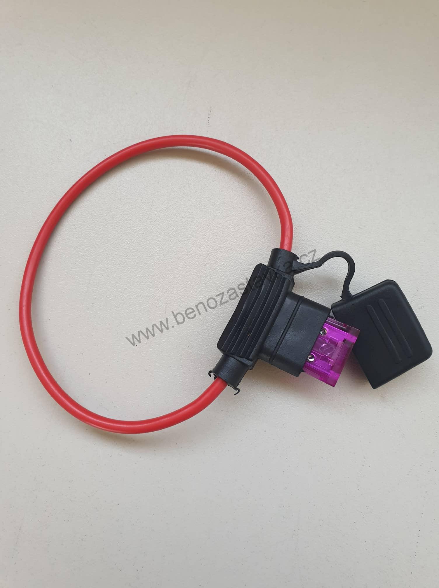 Držák pojistek - do 32V - vodotěsný - 2,5mm2