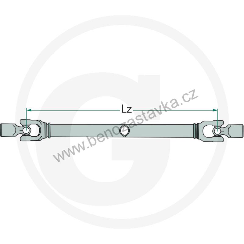 Kardan - kloubová hřídel Lz 1210 - F 24 BLUELINE 