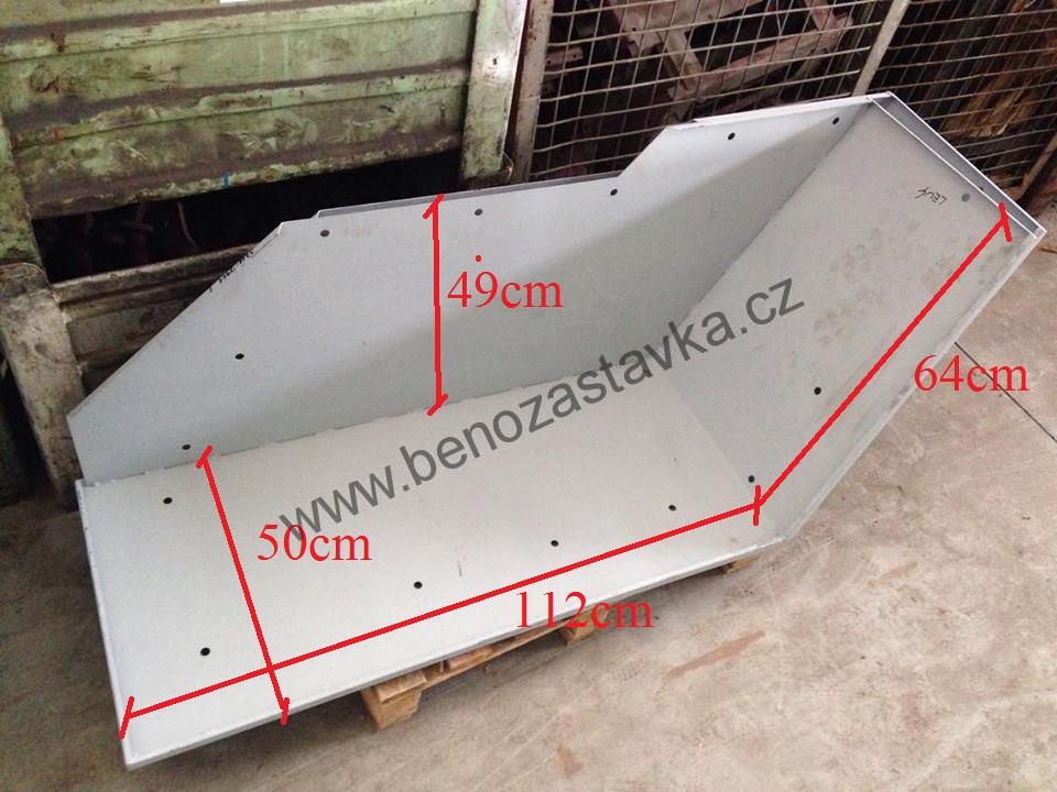 Levý zadní blatník bez kapsy pro sedadlo spolujezdce - Zetor 5611 až 6911