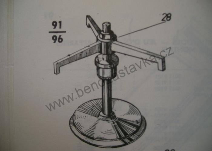 Stahovák dvojúčelové spojky - Zetor