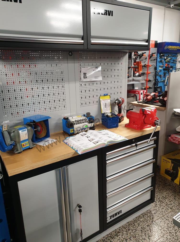 Dílenská stěna FERVI - 2040x498x2000 mm