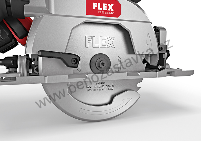Aku ruční okružní pila CS 62 18.0-EC/5.0 Set + vodící lišta GRS 160 - FLEX