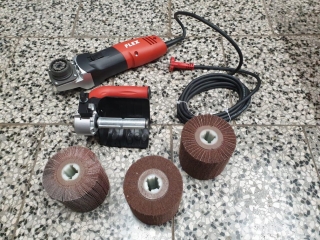 BSE 14-3 100 Saténovací bruska TRINOXFLEX + 3x brousící válec