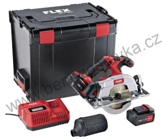 Aku ruční okružní pila CS 62 18.0-EC/5.0 Set + vodící lišta GRS 160 - FLEX