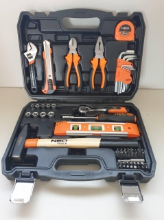 Sada Gola s nářadím 1/4" 60ks NEO TOOLS