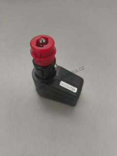 Zahnutá zástrčka 7,5A / 12/24V