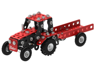 Stavebnice Merkur Traktor Zetor s vlekem 164 dílů